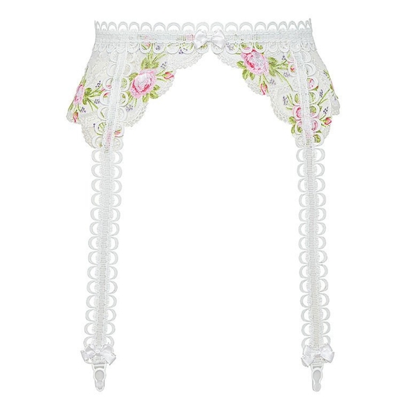 Victoria Secret for Love and Lemons Small Trellis Garter Belt Only 1 - Picture 4 of 7